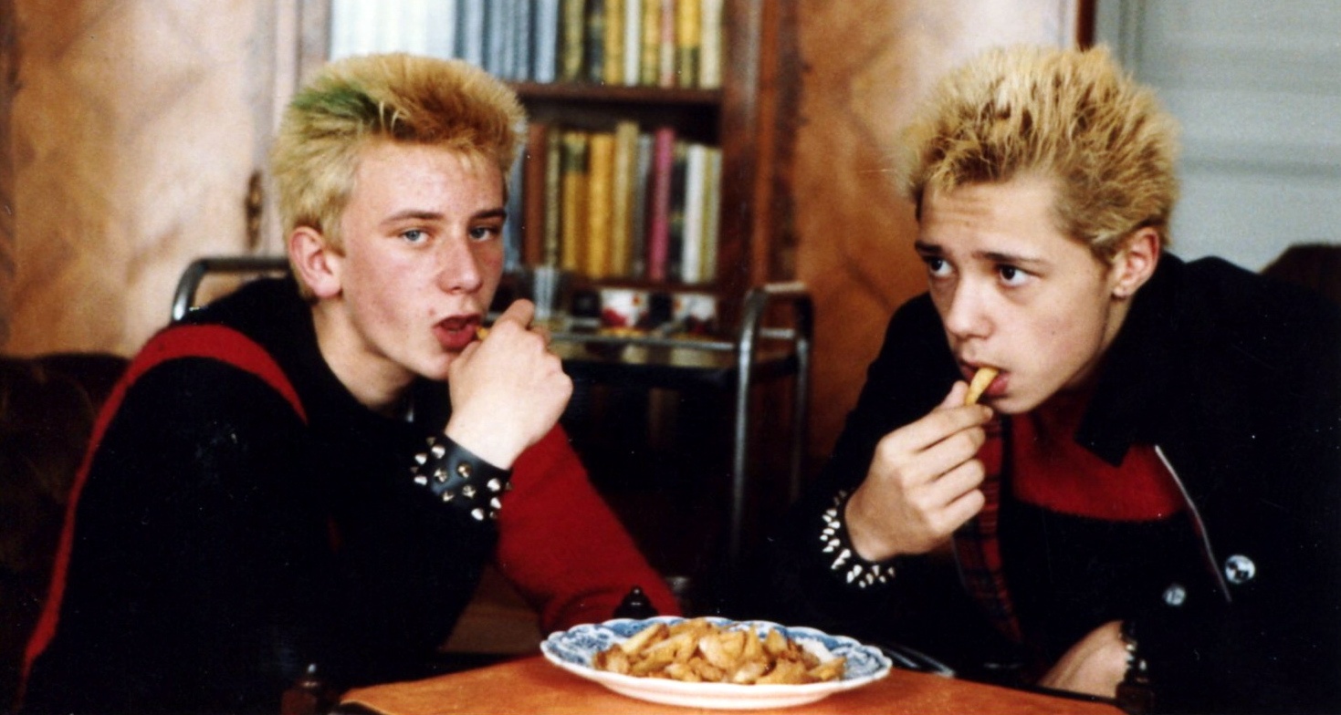 Andrew-Gallix-fast-food-chips Andrew and his best mate eating chips, UK, 1980s submitted by Andrew Gallix