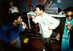 Dynamic 3 MC's at Brixton Fridge London 1985